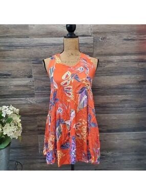 Ingear Resort Hawaiian Floral Swimsuit Coverup Dress